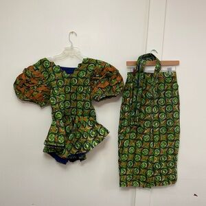 Colorful two piece set